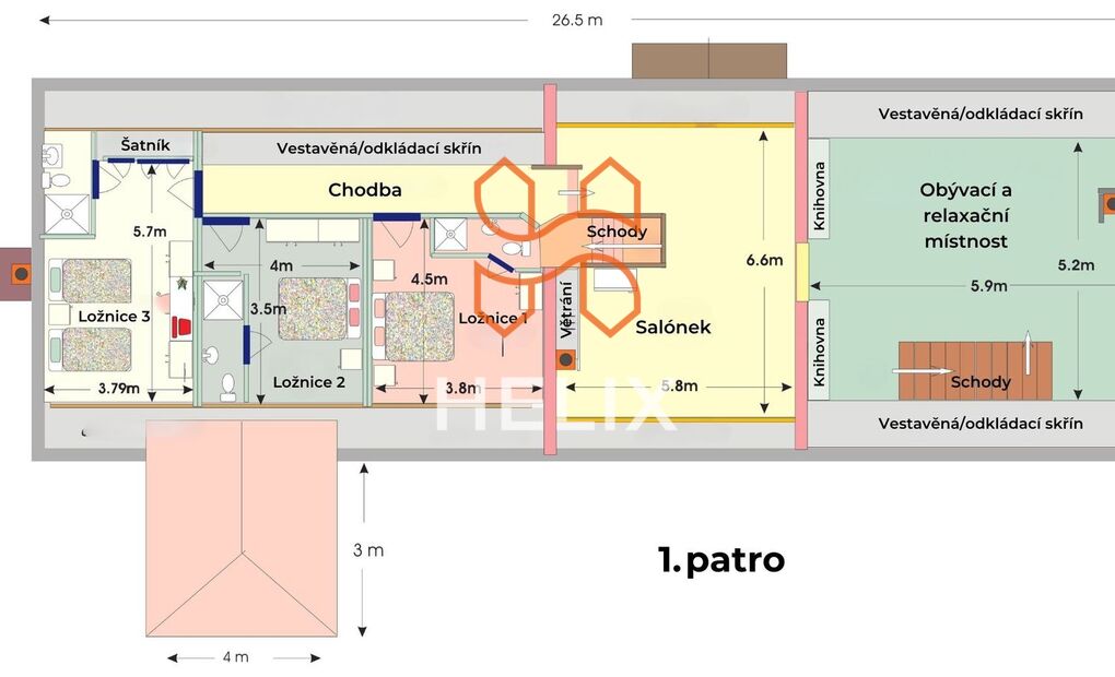 Prodej rodinného domu 313 m², velký pozemek