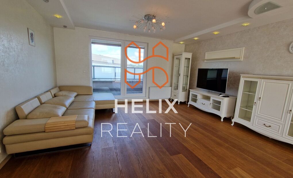 Vybavený klimatizovaný byt 4+kk s terasou, garážové stání, rezidence Nová Karolina, Ostrava