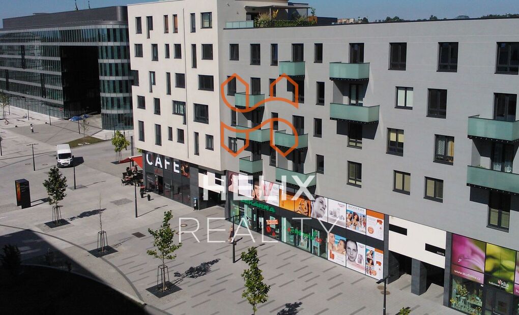 Vybavený klimatizovaný byt 4+kk s terasou, garážové stání, rezidence Nová Karolina, Ostrava