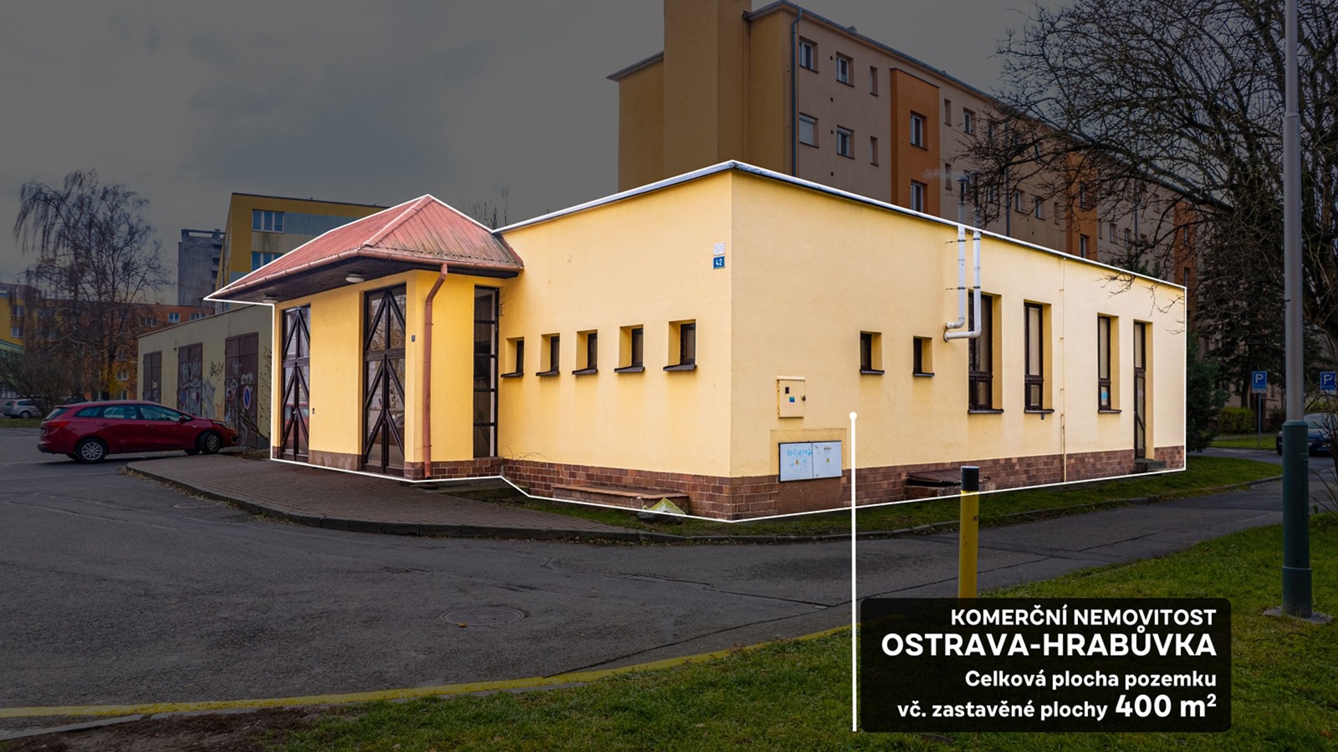 Dvoupodlažní komerční objekt se širokými možnostmi využití