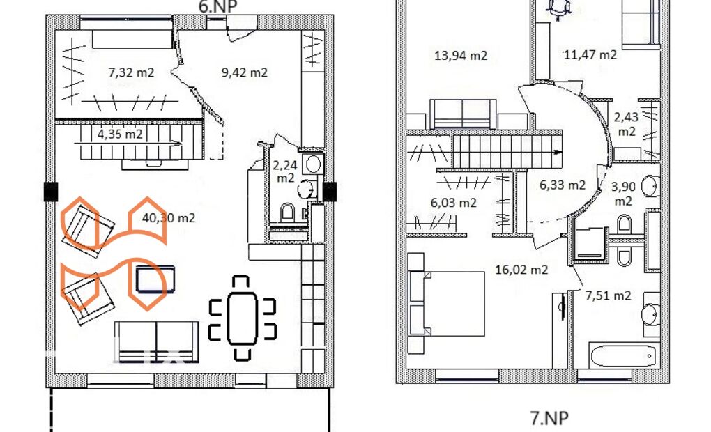 Mezonetový byt 4+kk s terasou, garážové stání, Ostrava Poruba