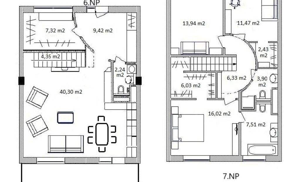 Mezonetový byt 4+kk s terasou, garážové stání, Ostrava Poruba