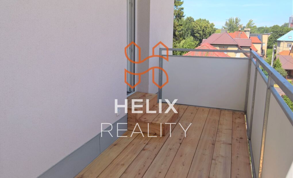 Částečně vybavený byt 2+kk s balkonem a parkovacím místem, novostavba, Frýdek