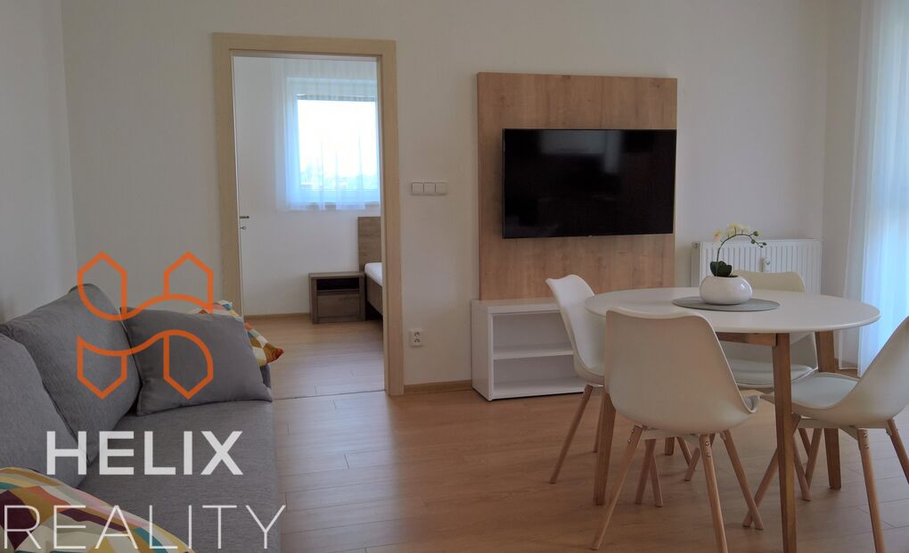 Částečně vybavený byt 2+kk s balkonem a parkovacím místem, novostavba, Frýdek