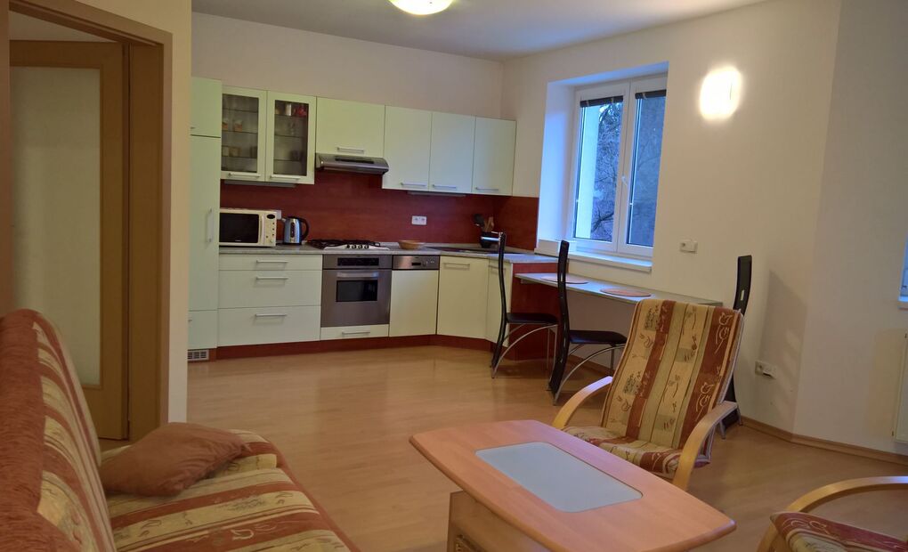 Vybavený byt 2+kk s balkonem, parkovací stání, Na Vyhlídce, Frýdek