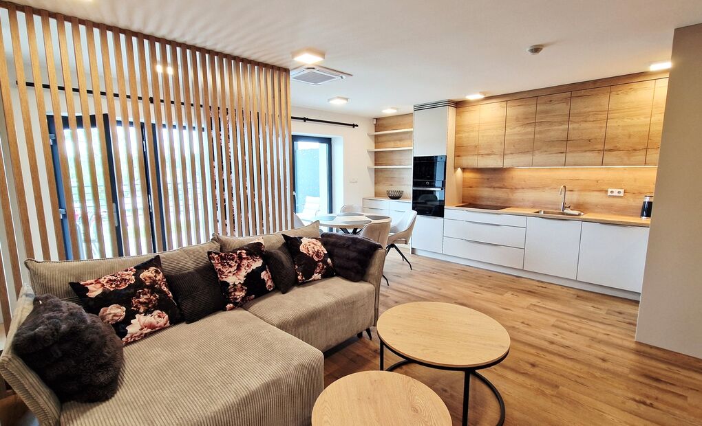 Zařízený apartmán na břehu Žermanické přehrady