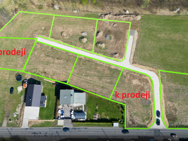 Fotografie nemovitosti - Stavební pozemky Dobrá u Frýdku-Místku